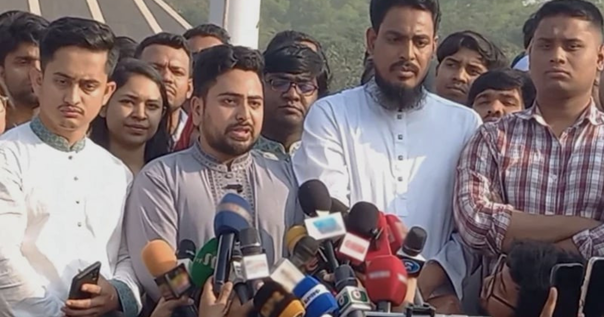 নতুন সংবিধানের জন্য গণপরিষদ নির্বাচন জরুরি - নাহিদ ইসলাম