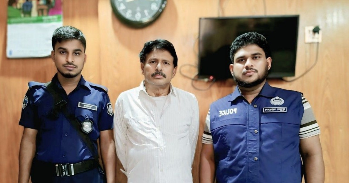 আত্মগোপনে থাকা আ.লীগ নেতা শ্বশুরবাড়ি থেকে গ্রেফতার