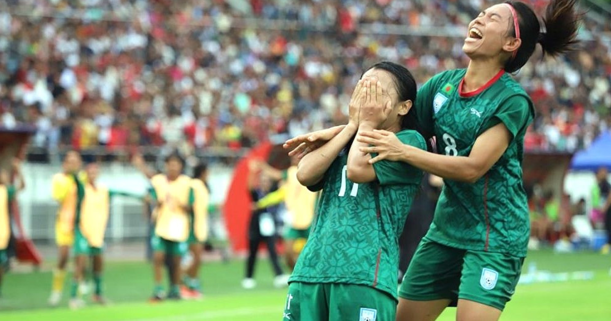 ইতিহাসের সেরা র‍্যাংকিংয়ের কাছাকাছি বাংলাদেশ নারী ফুটবল দল