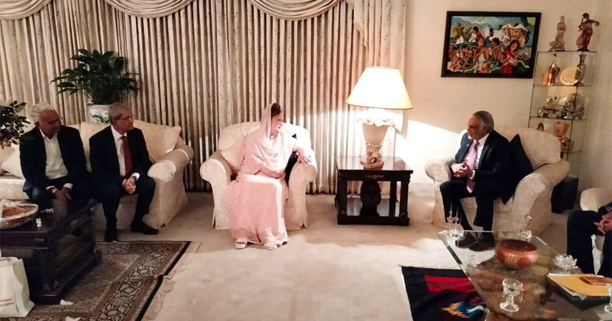 খালেদা জিয়ার সঙ্গে ফিরোজায় পাকিস্তানের পররাষ্ট্রমন্ত্রীর বৈঠক