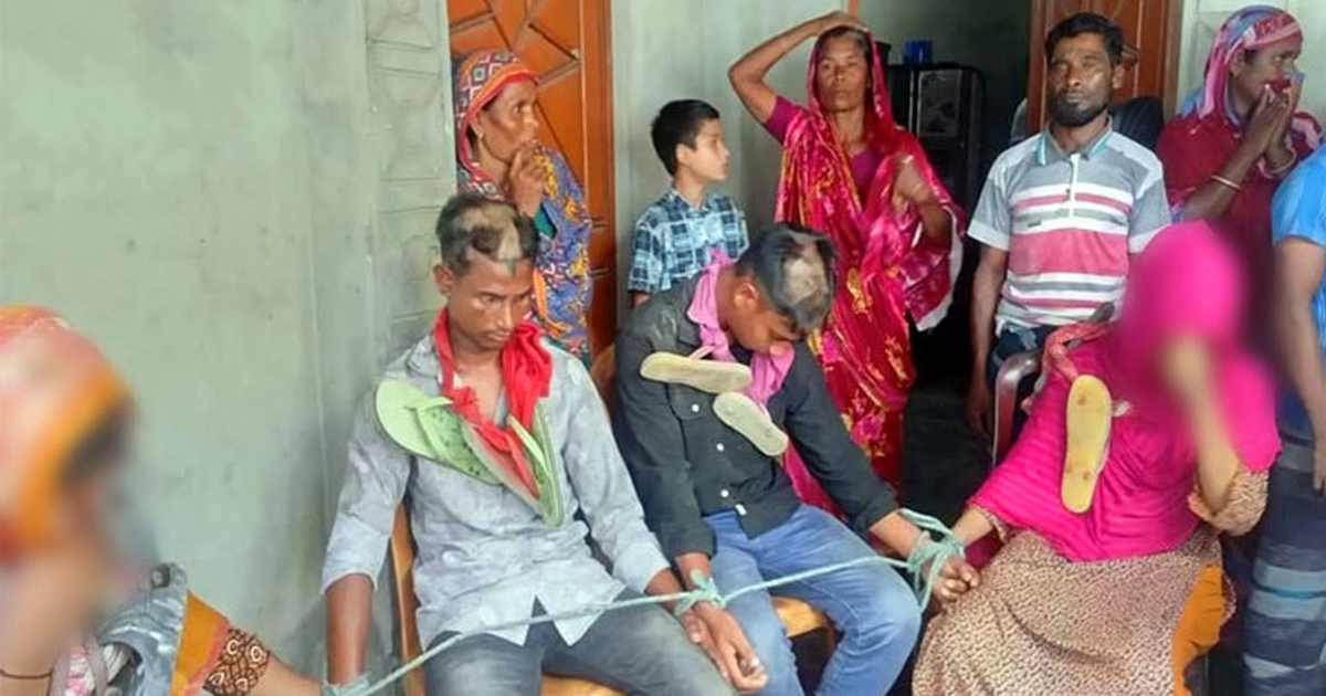 রাতে খাটের নিচ ও ওয়্যারড্রব থেকে প্রেমিক জুটি ধরা