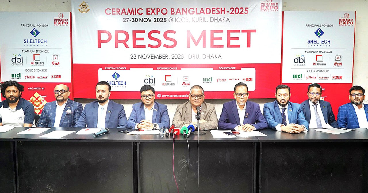 সিরামিক এক্সপো ২০২৫-এর প্রিন্সিপাল স্পন্সর শেল্‌টেক্‌