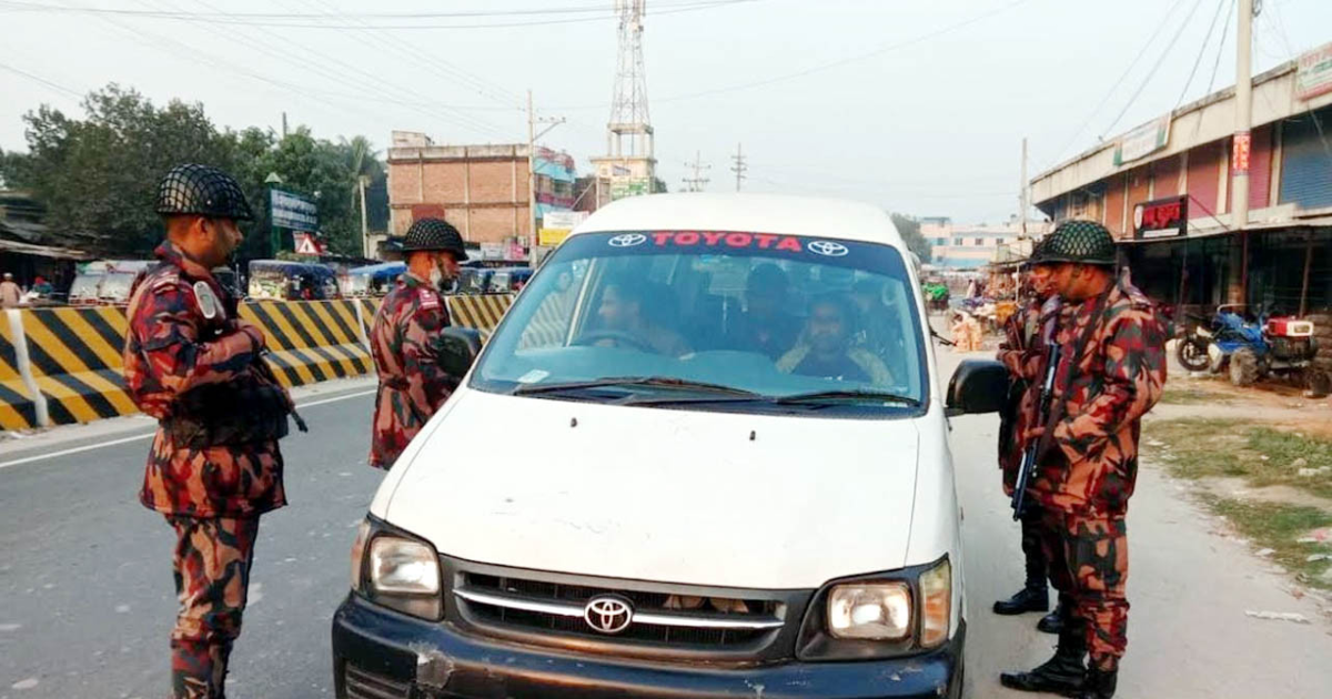 কুষ্টিয়া-মেহেরপুর সীমান্তে বিজিবির বিশেষ চেকপোস্ট