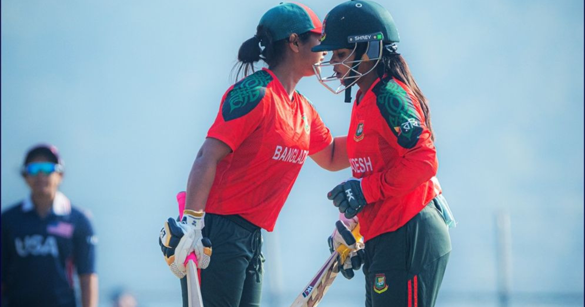 বাংলাদেশ নারী ক্রিকেট দল যুক্তরাষ্ট্রকে হারিয়ে শুরু করলো বিশ্বকাপ বাছাইপর্ব