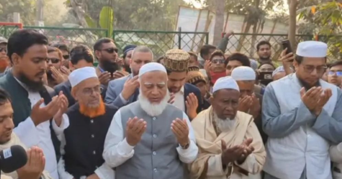 রংপুরে আবু সাঈদের কবর জিয়ারত করলেন জামায়াত আমির