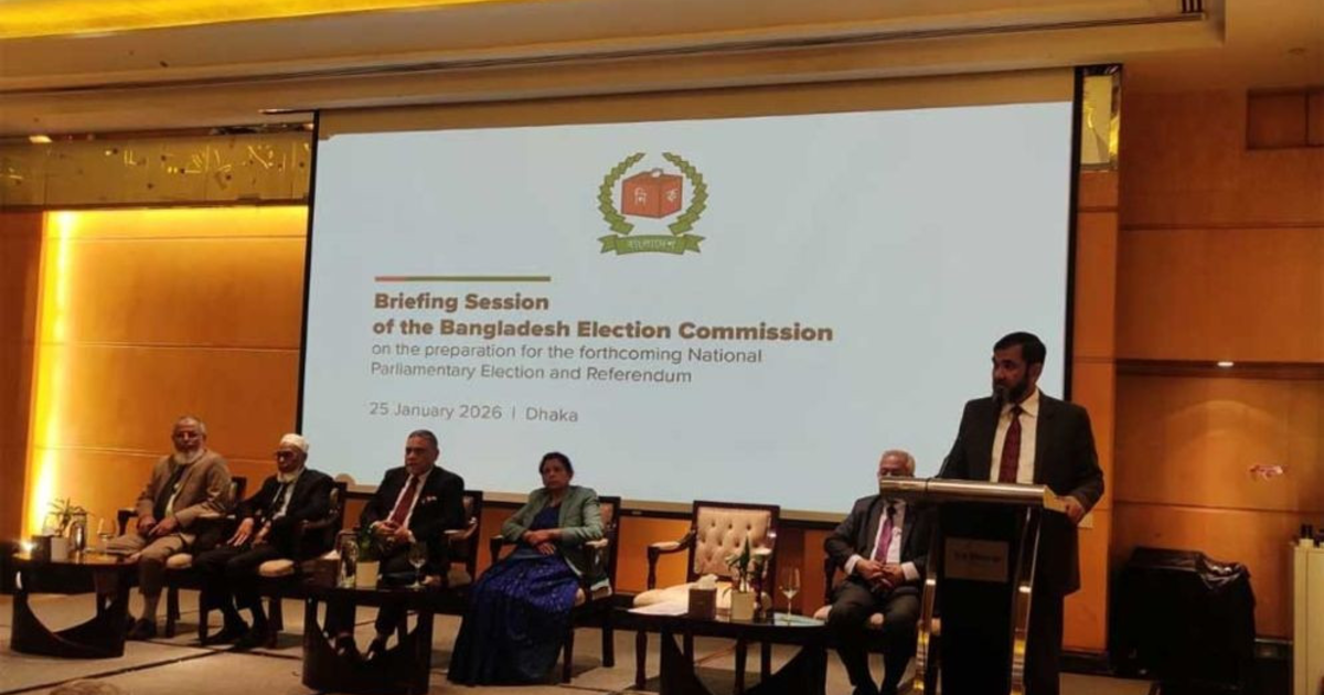 বিদেশি কূটনীতিকদের জন্য নির্বাচন কমিশনের বিস্তারিত ব্রিফিং