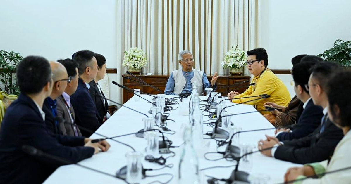 চীন–বাংলাদেশ সহযোগিতা নিয়ে প্রধান উপদেষ্টার স্পষ্ট বার্তা