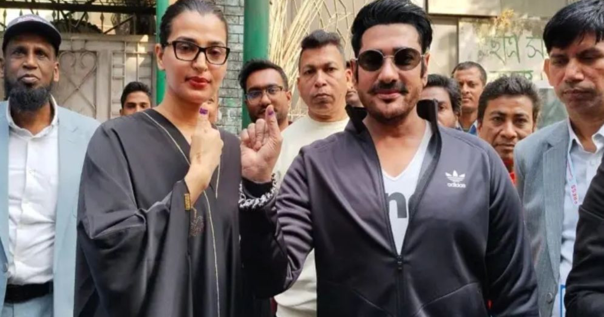 অনন্ত জলিলের সঙ্গে বর্ষা ভোট দিতে গিয়ে যা বললেন