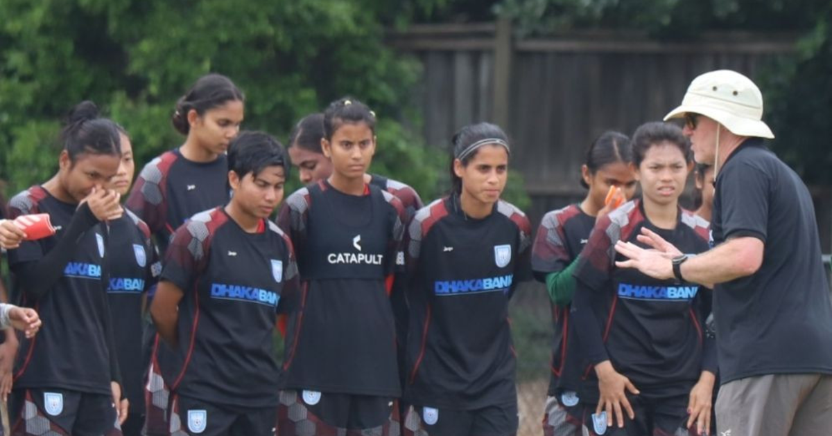 এশিয়া কাপে ইতিহাস গড়তে চলেছে বাংলাদেশ নারী ফুটবল দল