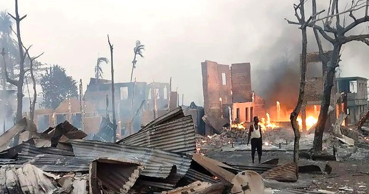 মিয়ানমারে বৌদ্ধ উৎসবে জান্তার হামলায় নিহত ৪০