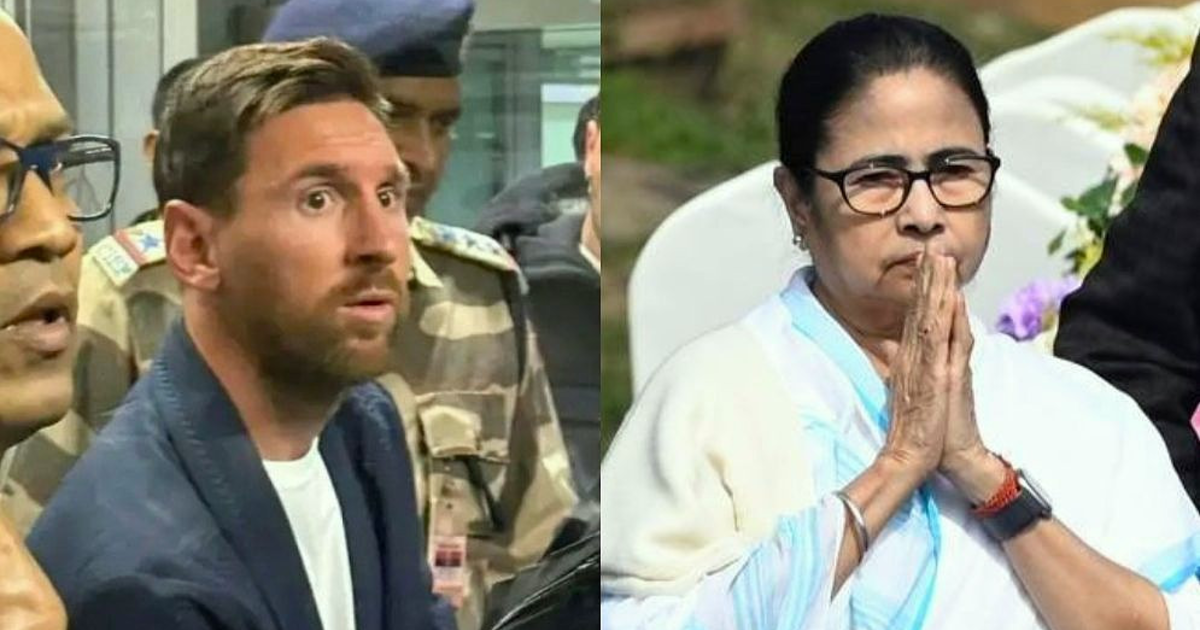 মেসির কাছে প্রকাশ্যে ক্ষমা চাইলেন মমতা ব্যানার্জি