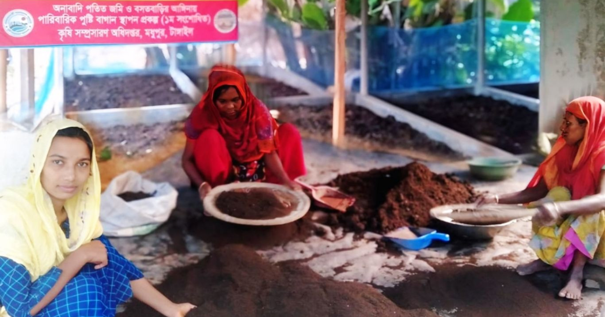 মধুপুরে নারী উদ্যোক্তা সুমি, ভার্মি কম্পোস্ট সারে স্বপ্ন ছুঁয়া যার লক্ষ্য
